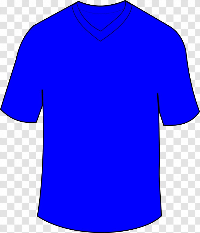 T-shirt Blue Jersey Clothing - Blouse - Camisa Transparent PNG