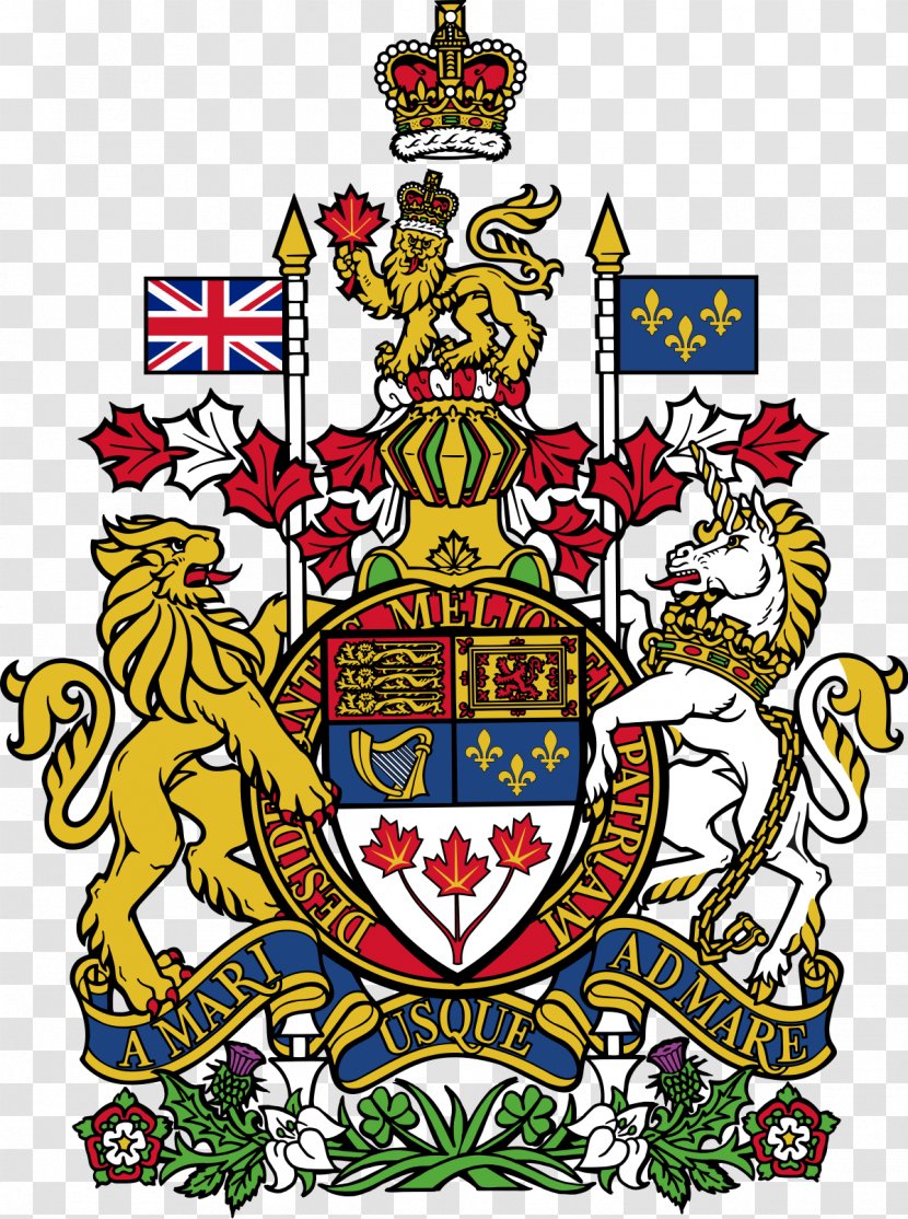 Arms Of Canada Royal Coat The United Kingdom Government - Crest Transparent PNG