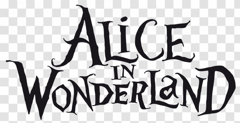 Alice In Wonderland The Mad Hatter Red Queen Logo - Monochrome Photography Transparent PNG
