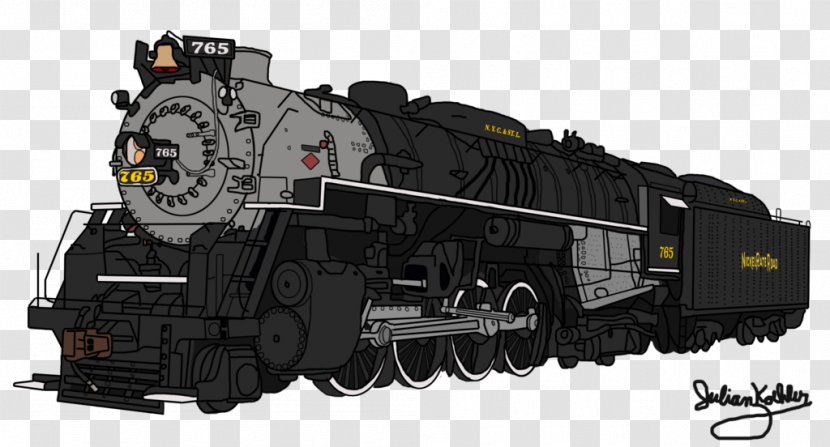 Nickel Plate 765 Train 587 New York, Chicago And St. Louis Railroad 2-8-4 - Auto Part Transparent PNG