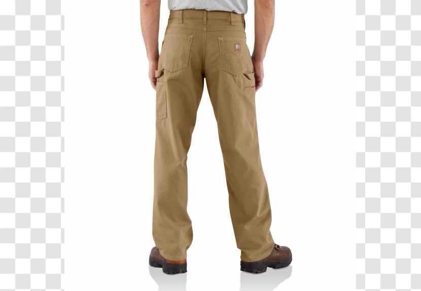 Carhartt Twill Cargo Pants Khaki - Carpenter Jeans Transparent PNG