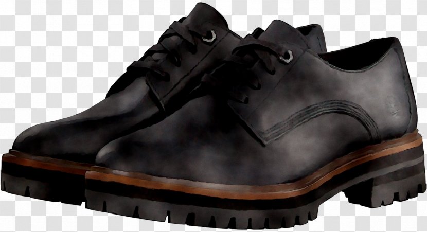 Oxford Shoe Leather Hiking Boot - Black M - Walking Transparent PNG