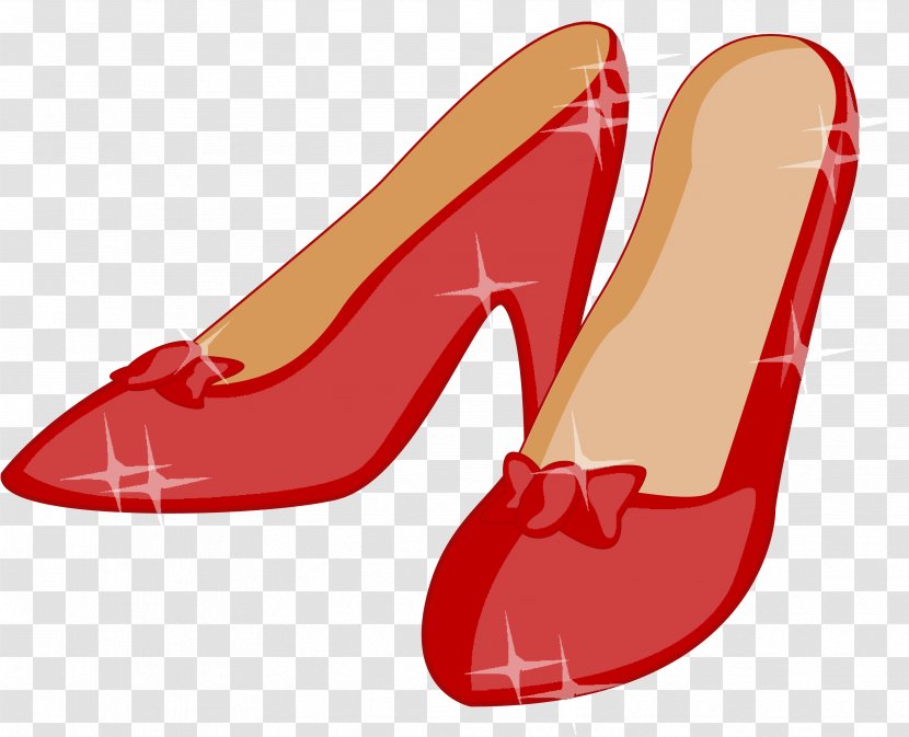 Ruby Slippers Dorothy Gale Clip Art - Ballet Flat Transparent PNG