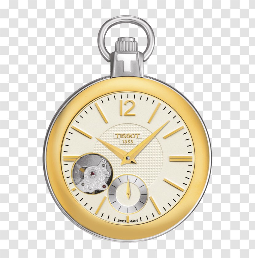 Tissot Pocket Watch Skeleton Clock - Luxury Goods - Seiko Transparent PNG