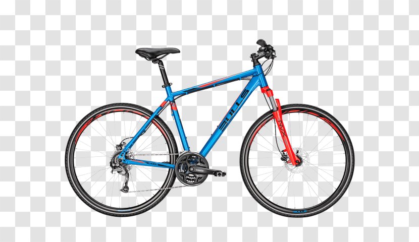 Hybrid Bicycle Cyclo-cross Team BULLS Focus Bikes - Blue Transparent PNG