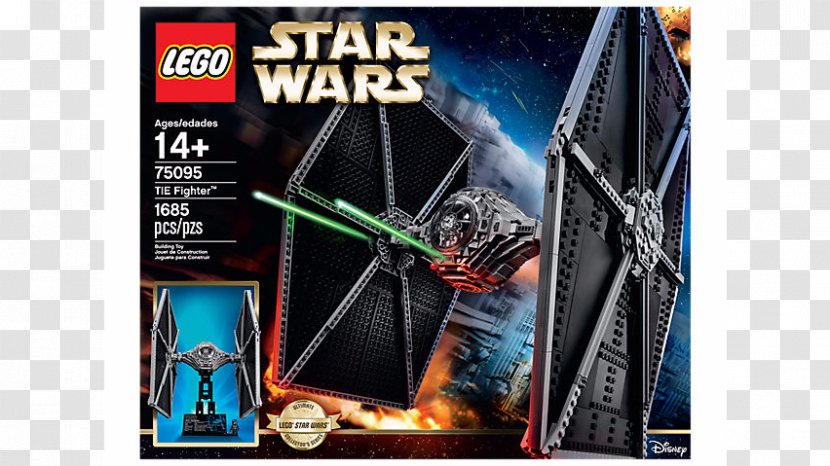 Star Wars: TIE Fighter Lego Wars LEGO 75095 - Technology - Toy Transparent PNG