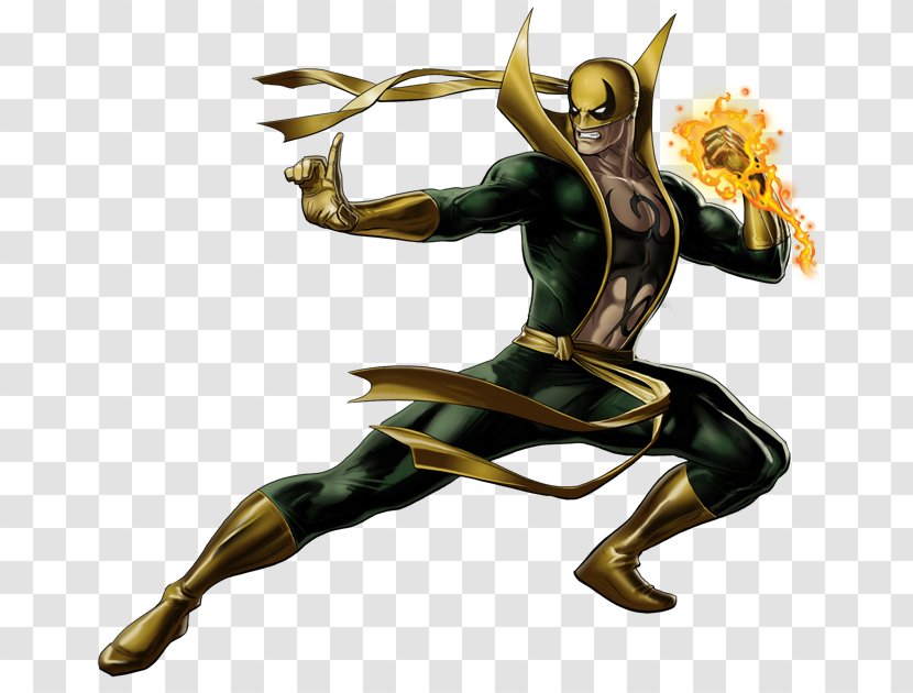 Marvel: Avengers Alliance Iron Fist Spider-Man Luke Cage Doctor Strange - Figurine - Maa Transparent PNG