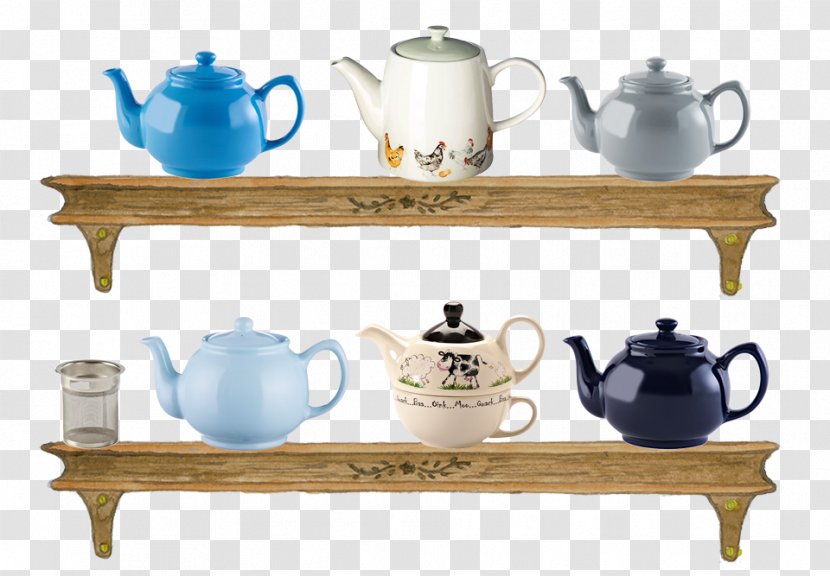 Teapot Porcelain Pottery Teacup Tea Set - Coffee Cup Transparent PNG
