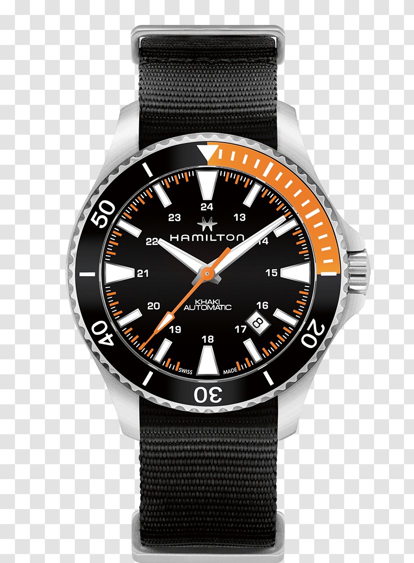 Hamilton Watch Company Diving Strap Automatic Transparent PNG