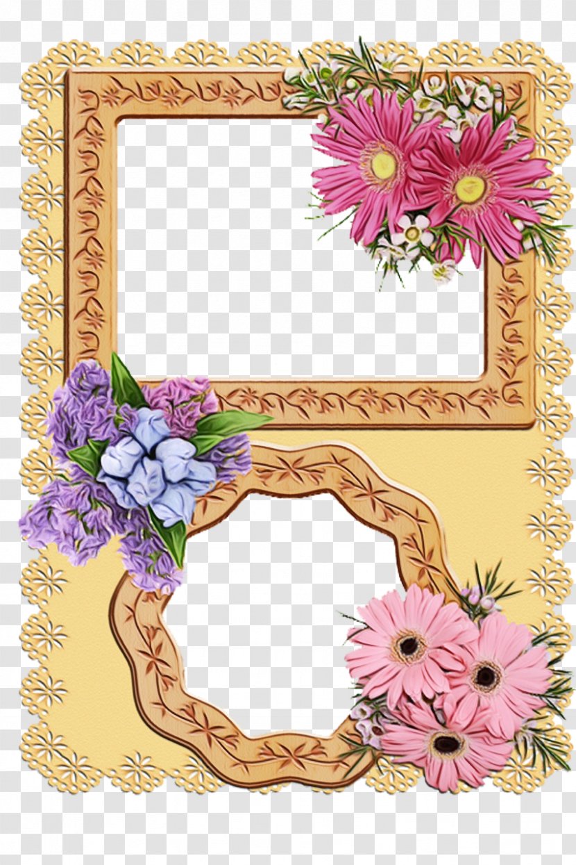 Floral Background Frame - Picture Frames - Wildflower Interior Design Transparent PNG