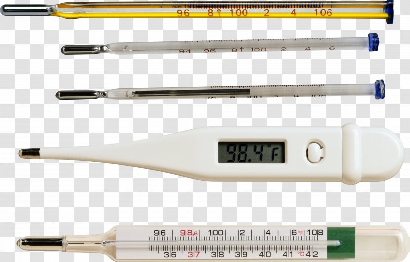 Medical Thermometers Fahrenheit Mercury-in-glass Thermometer - Science Transparent PNG