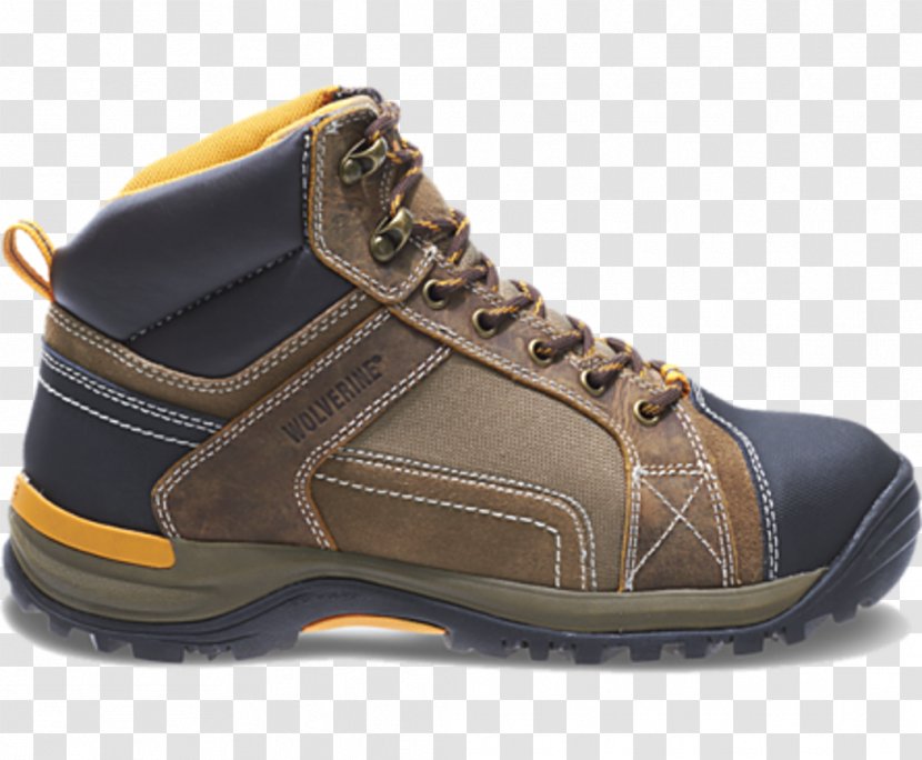 Steel-toe Boot Wolverine Shoe Leather - Work Boots Transparent PNG