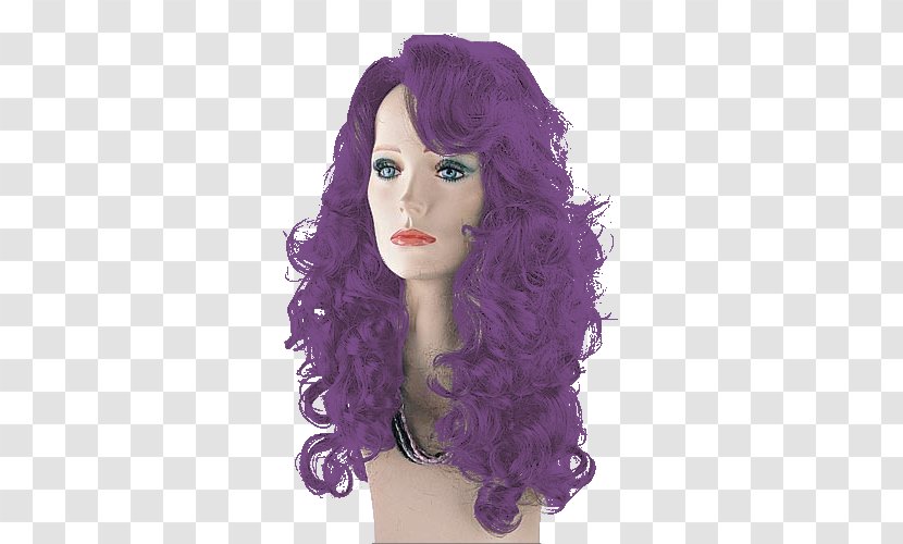 Wig Purple - Long Hair - Meenah Peixes Cosplay Transparent PNG