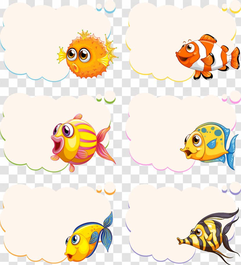 Label Royalty-free Illustration - Speech Balloon - Deep Sea Fish Transparent PNG