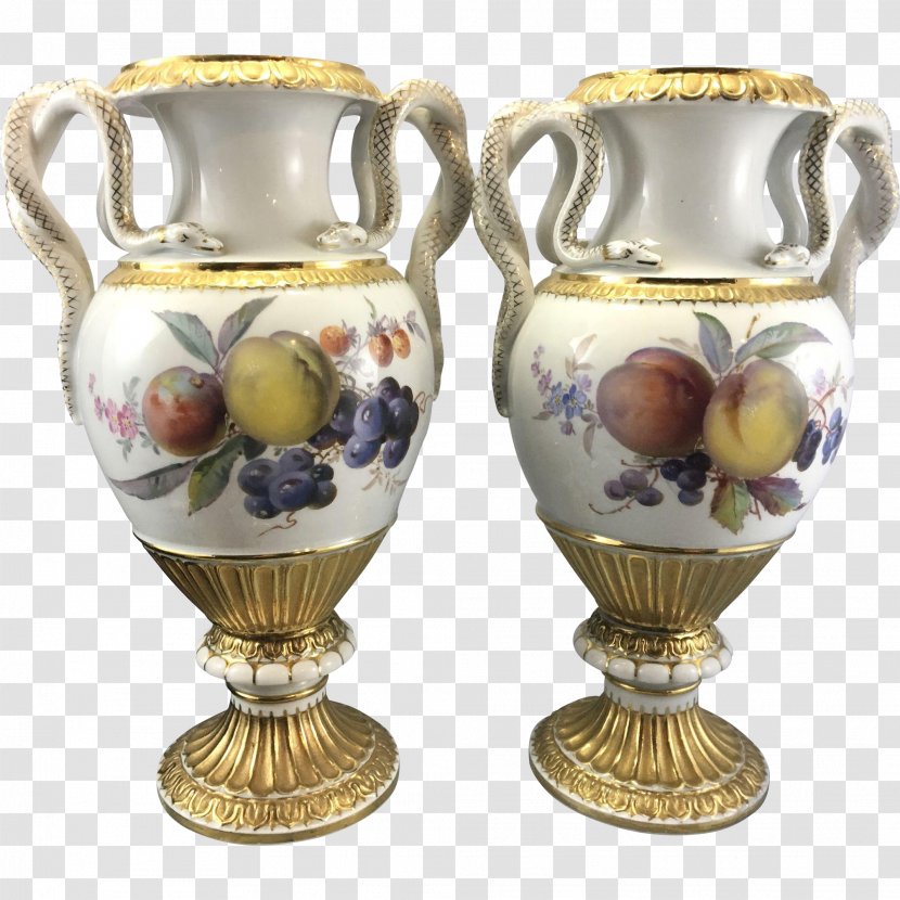 Meissen Porcelain Vase Urn - Artifact Transparent PNG