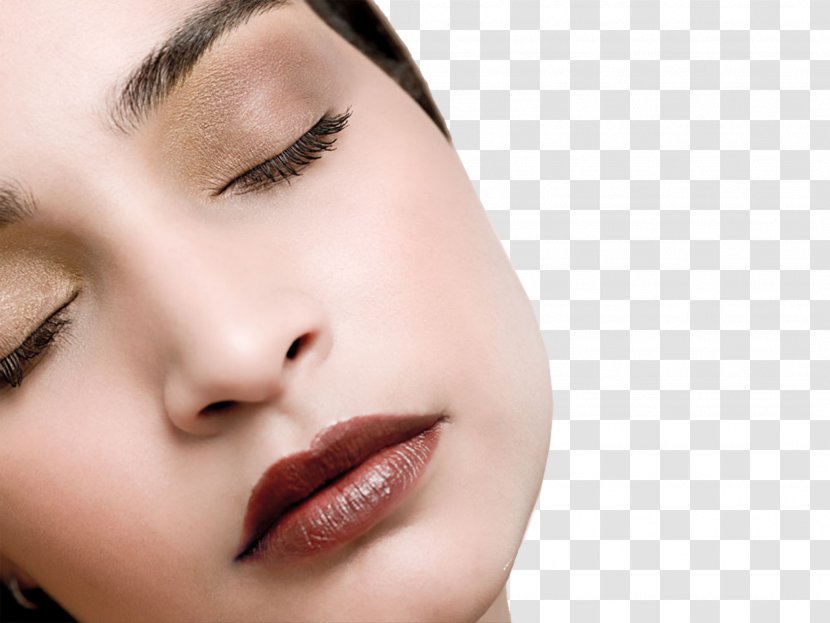 Light Face Mask Color Skin Care - Cosmetics - Squint Woman Closeup Transparent PNG