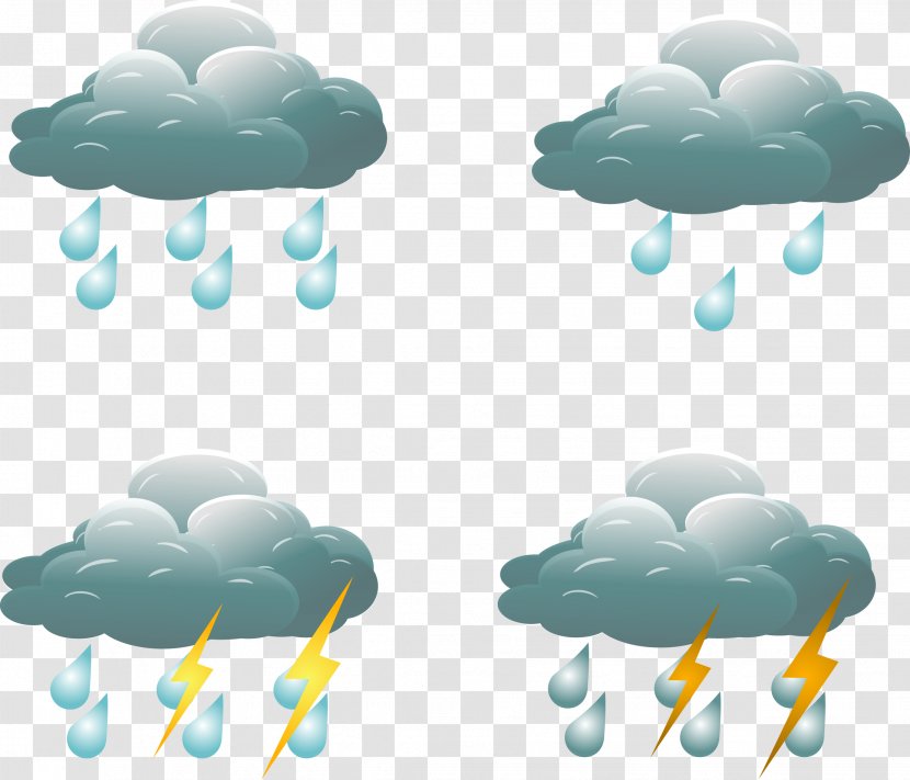 Rain Weather Icon - Rainy Transparent PNG