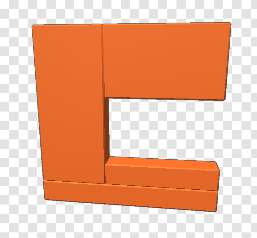 Line Angle Font - Orange Transparent PNG