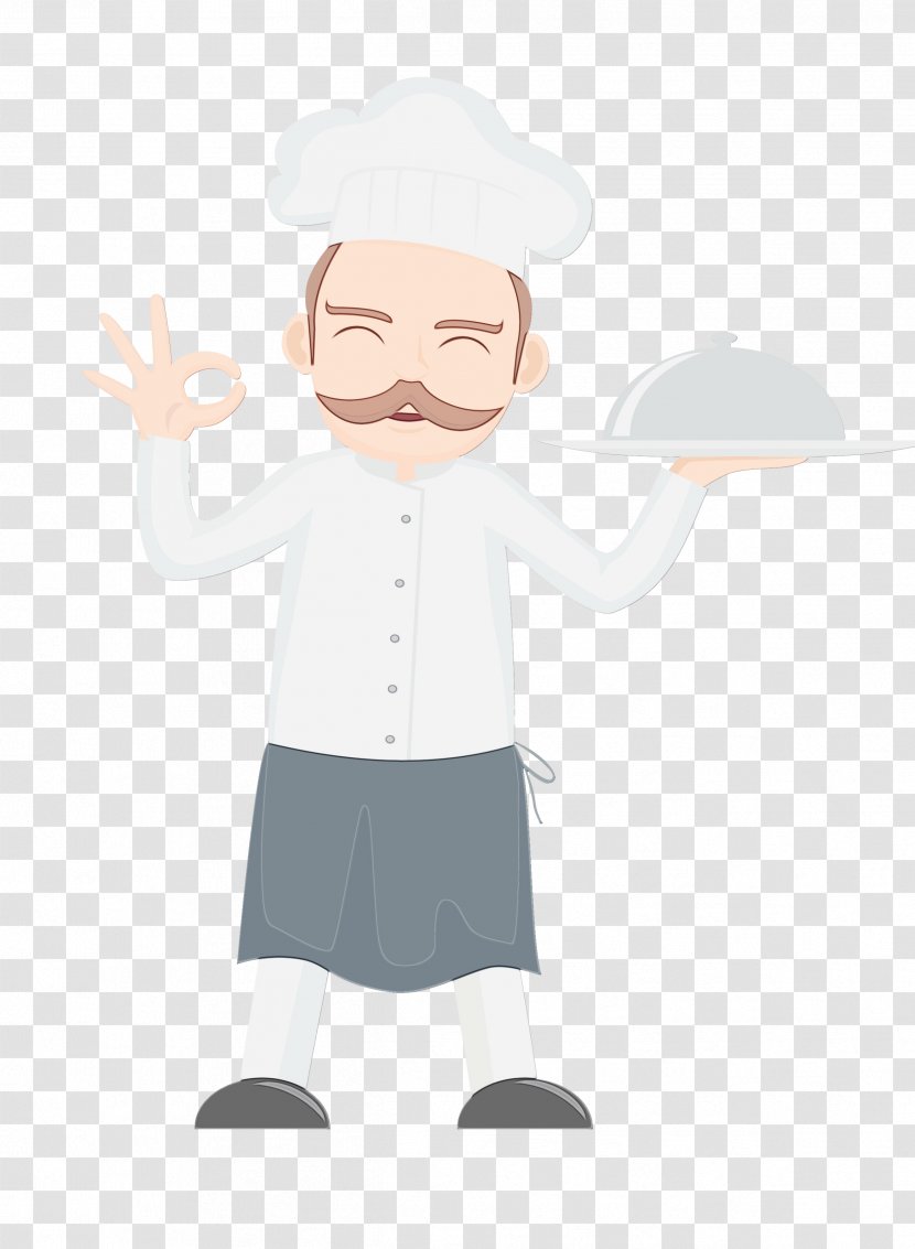 Cartoon Male Finger Arm Cook - Chef Hand Transparent PNG