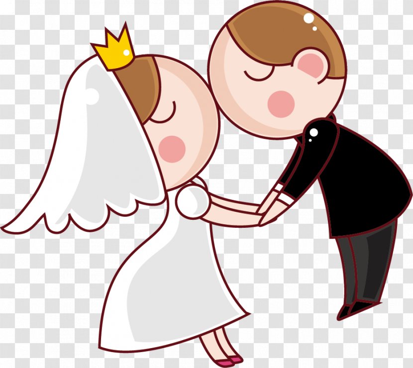 Kiss Wedding - Heart - Kissing Couple Transparent PNG