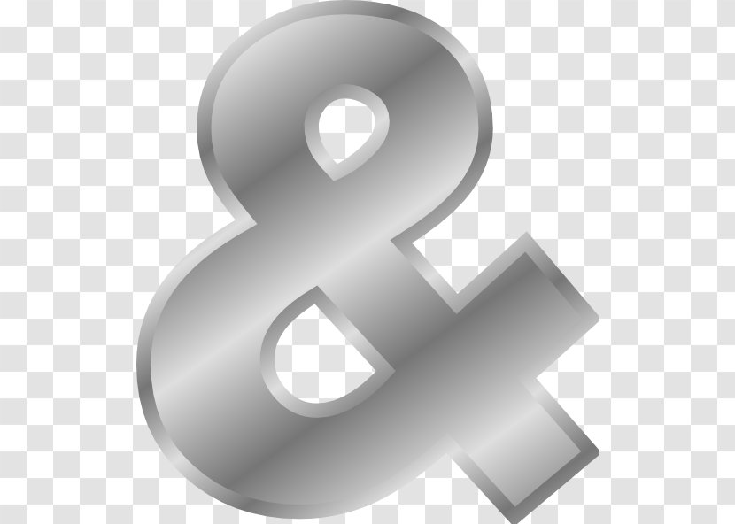 Ampersand Letter Symbol Alphabet Clip Art - Pixabay - Cliparts Transparent PNG