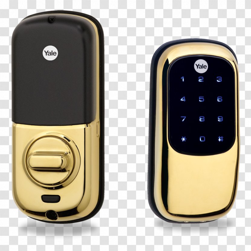 Dead Bolt Electronic Lock Yale Keypad - Mobile Phone - Locks Transparent PNG
