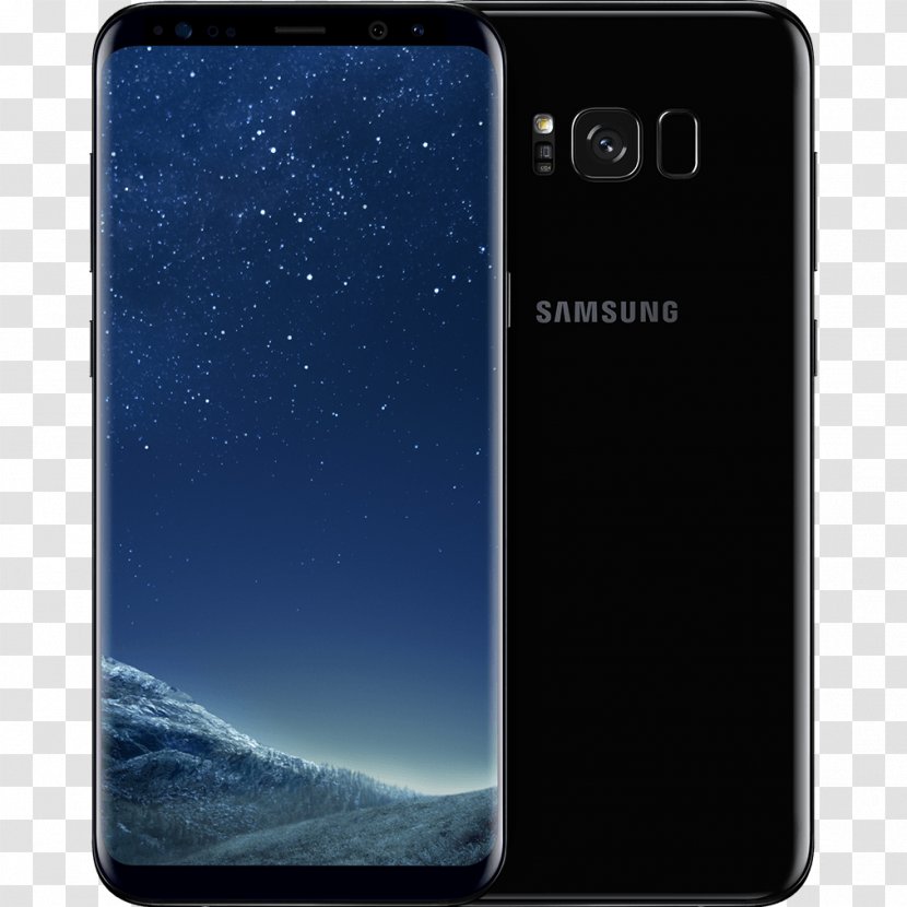 Samsung Galaxy S8+ 4G S7 LTE Midnight Black - Handphone Transparent PNG