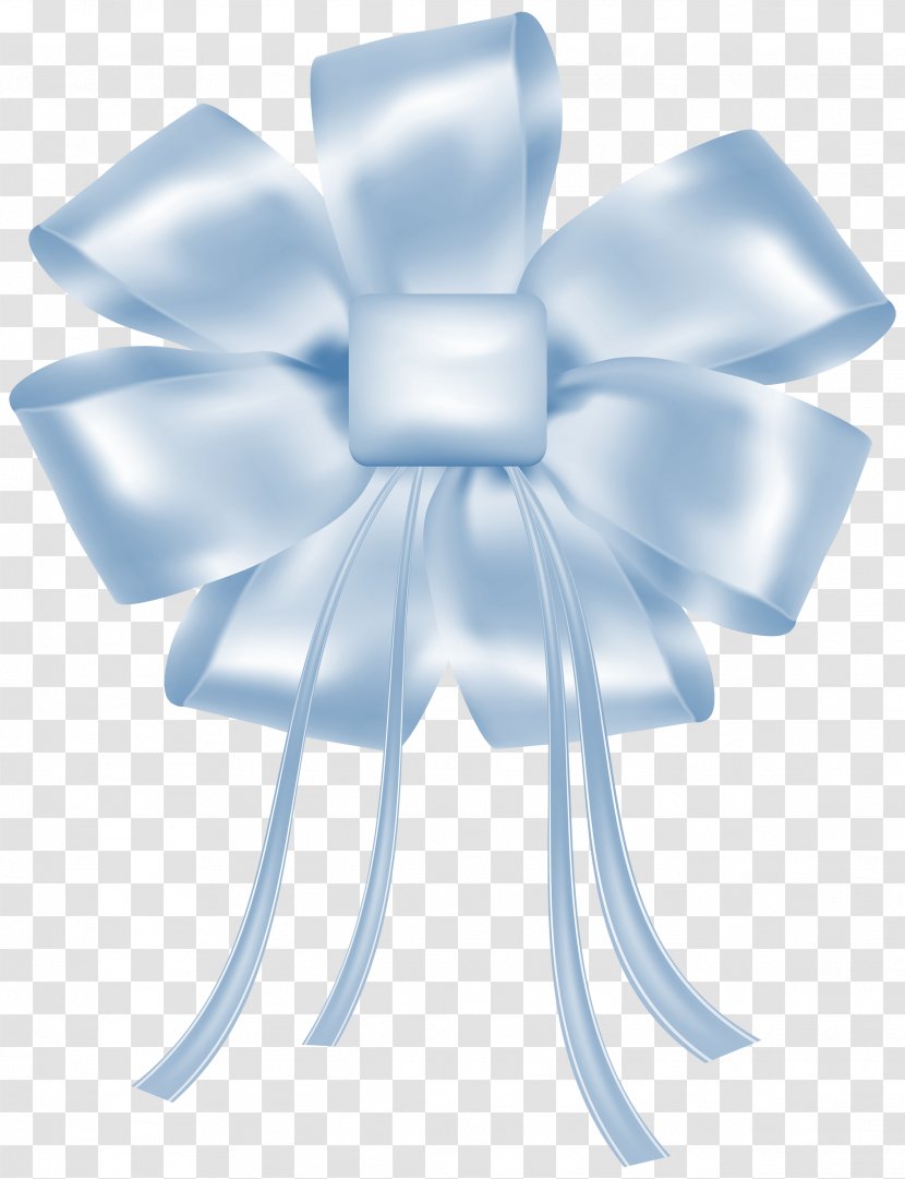 Ribbon Bow And Arrow White Clip Art - Blue Transparent PNG