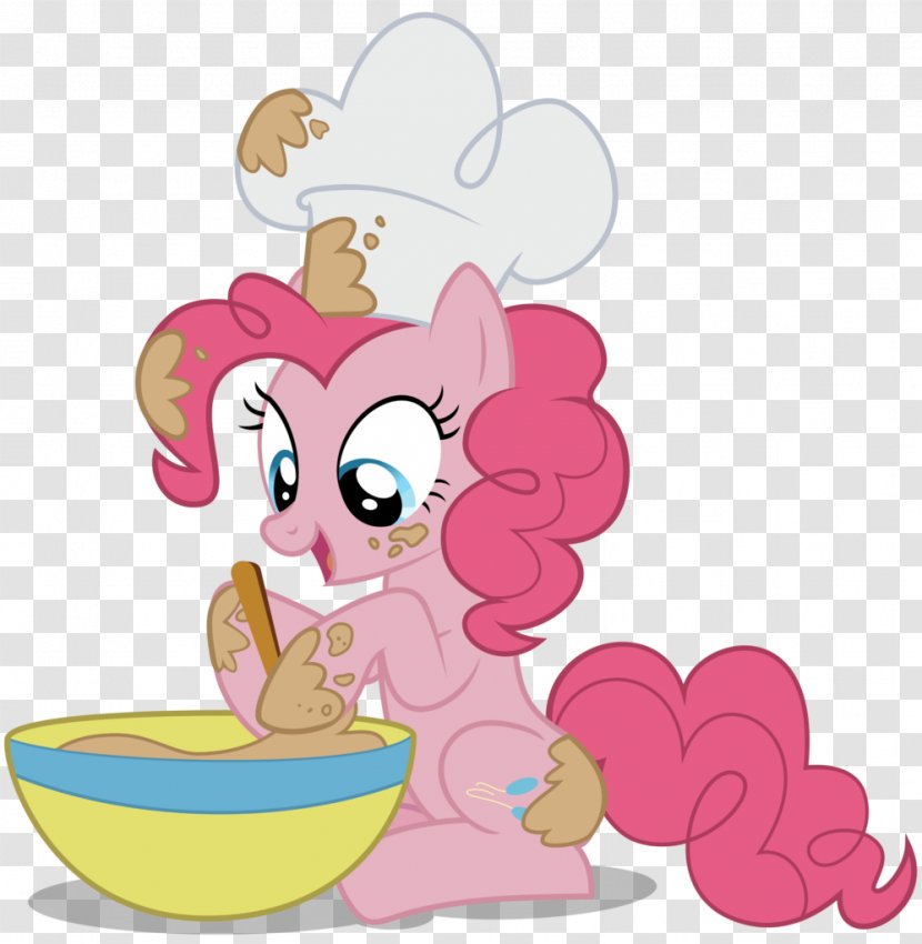 Pinkie Pie Cooking Chef Pony - Heart Transparent PNG