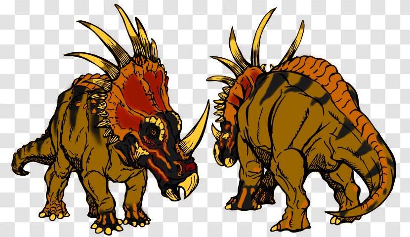 Dinosaur Horse Cattle Dragon - Horn Transparent PNG