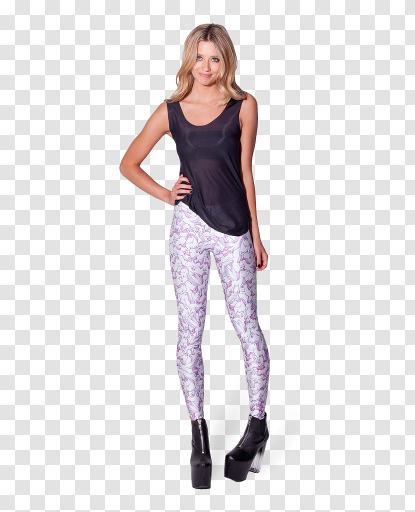 Leggings Clothing Tights Pants Jeans - Flower - Unicorn Horn Transparent PNG
