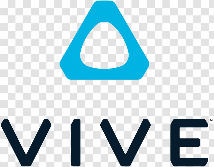 HTC Vive Pro HMD Logo Virtual Reality System Organization - Blue - Htc Transparent PNG