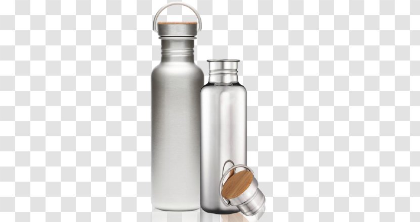Water Bottles Canteen Stainless Steel Metal - Plastic Bottle Transparent PNG