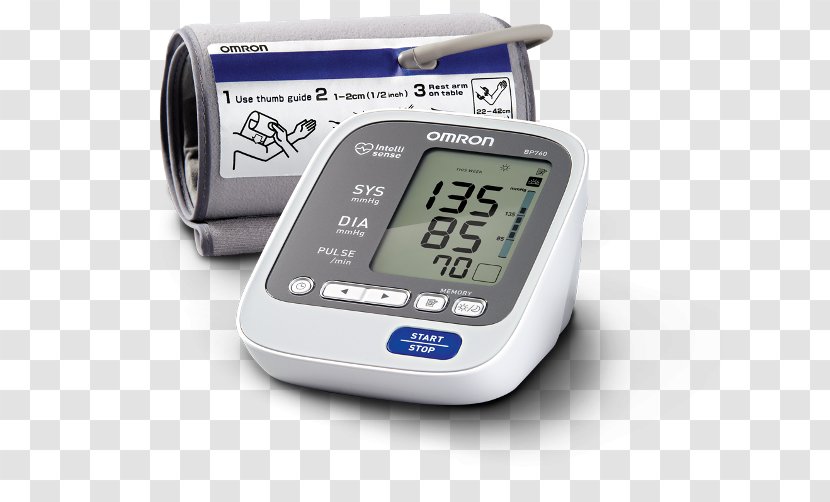Sphygmomanometer Blood Pressure Arm Omron Monitoring - Hypotension Transparent PNG