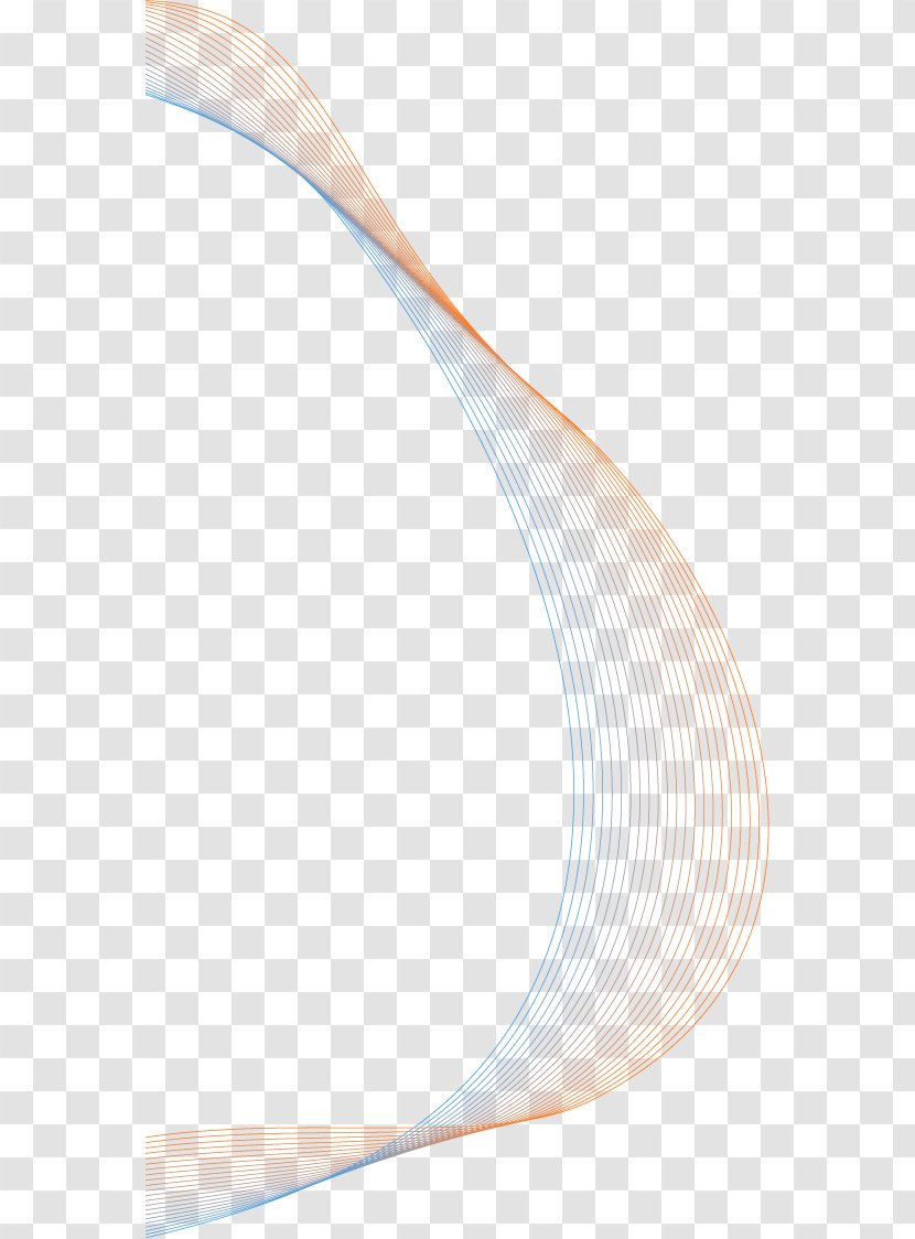 Line Microsoft Azure - Orange Waves Transparent PNG