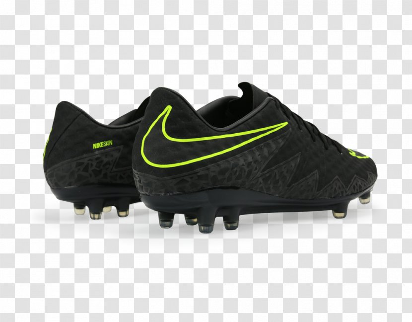 Cleat Sneakers Shoe Hiking Boot Sportswear - Black - Soccer Ball Nike Transparent PNG