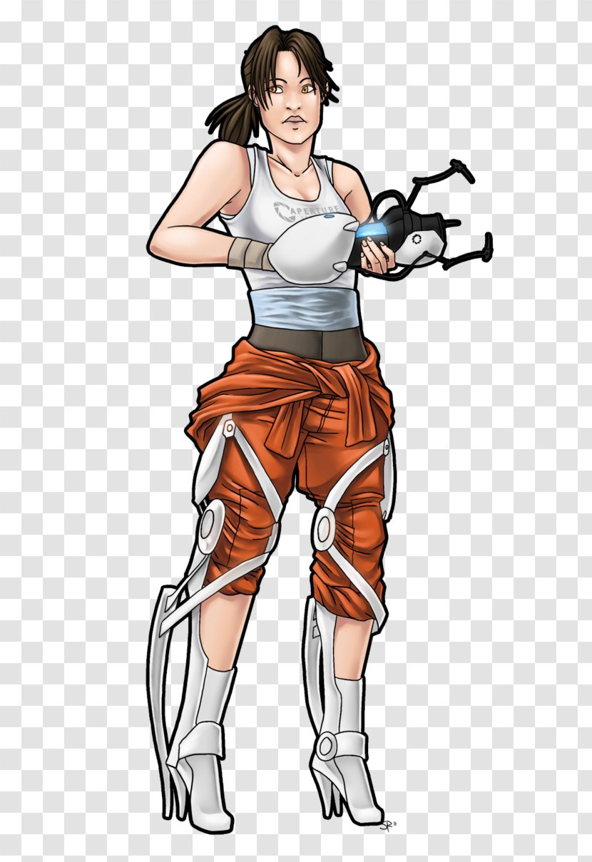 Portal 2 Chell GLaDOS Drawing - Cartoon Transparent PNG