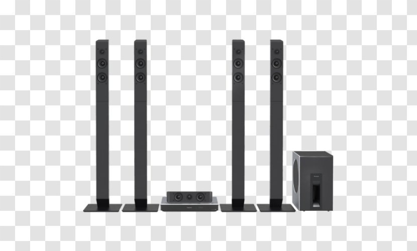Blu-ray Disc Home Theater Systems Panasonic 5.1 Surround Sound Cinema - Audio Equipment - Multimedia Transparent PNG