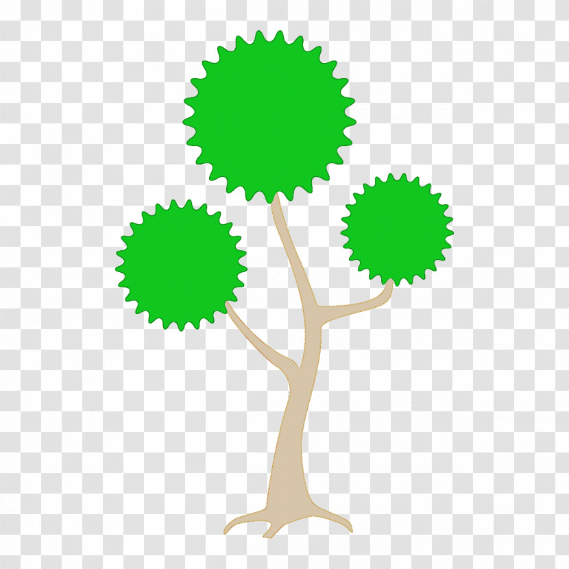 Green Tree Plant Plant Stem Symbol Transparent PNG