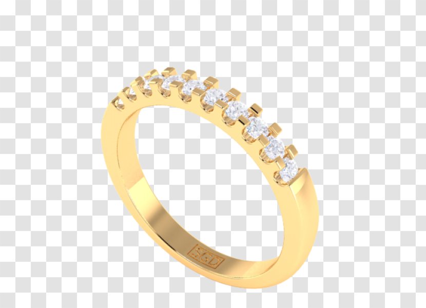 Wedding Ring Body Jewellery Diamond - Solid Gold Settings Transparent PNG