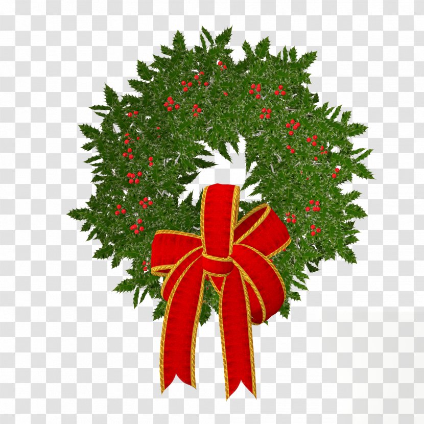 Wreath Christmas Decoration Garland - Image File Formats - Leaf Transparent PNG