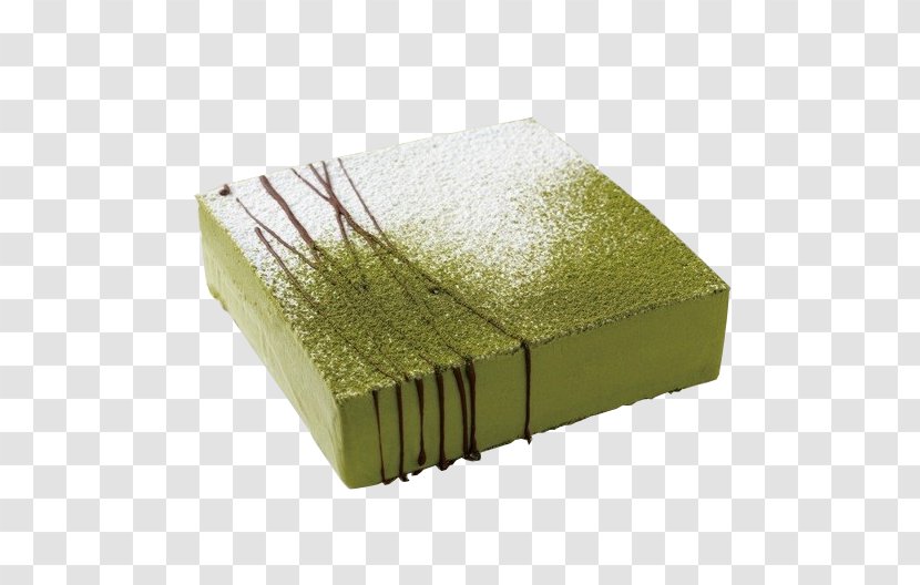 Green Tea Matcha Mousse Cake Transparent PNG
