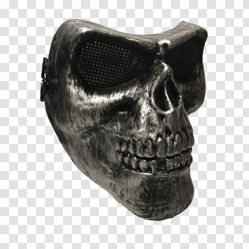 Skull Mask Face Skeleton Mouth - Jaw Transparent PNG