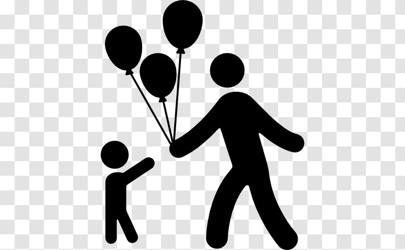 Child Balloon - Silhouette Transparent PNG