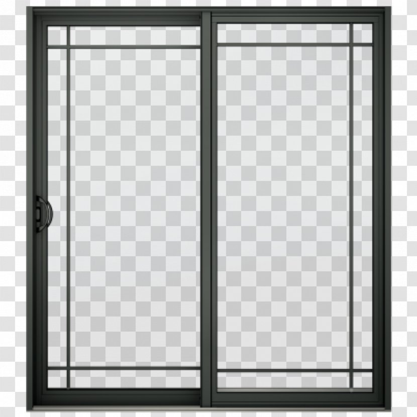 Window Sliding Glass Door Stained - Aluminum Transparent PNG