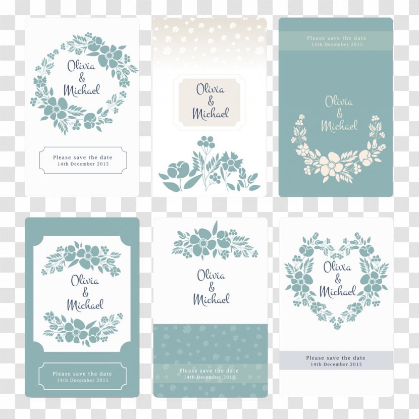 Wedding Invitation Flower - Pattern - Vector Card Transparent PNG
