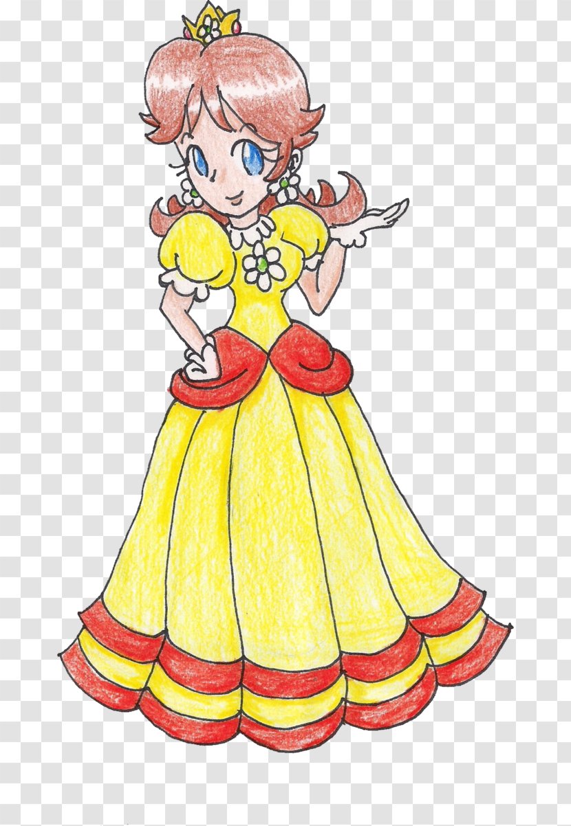 Princess Daisy Mario Kart 7 DS Series Nintendo - Costume Transparent PNG