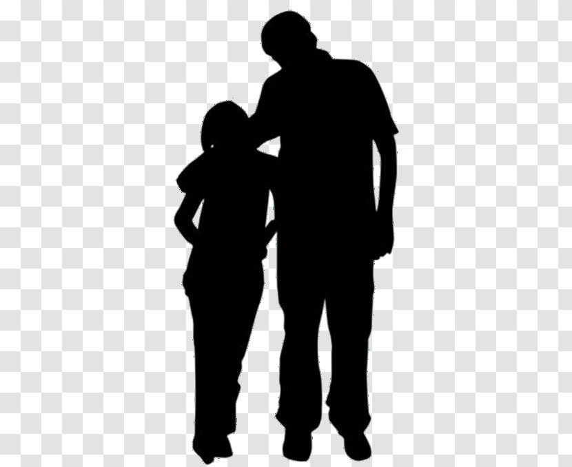 Father Silhouette Daughter - Human Behavior Transparent PNG