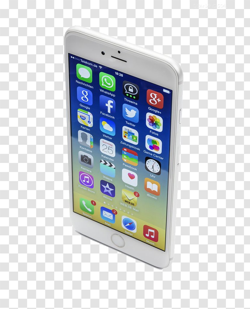 IPhone 6 Plus 5 Smartphone Feature Phone Samsung Galaxy S III - Ios - White Apple Transparent PNG