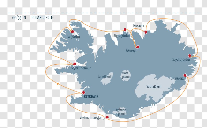 Vector Graphics Iceland Topographic Map - Sky - Cities Transparent PNG